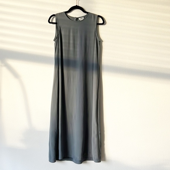 Eileen Fisher Silk MIDI Dress - Picture 4 of 12
